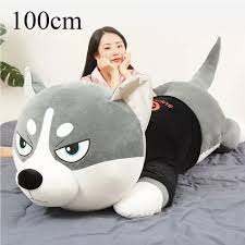 Gấu bông chó husky mặc áo hot hit