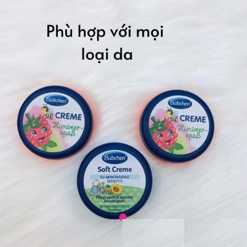 Kem Nẻ Bubchen Soft Creme Với Dầu Hướng Dương &amp; Sheabutter Đức 20ml Cho bé từ sơ sinh dưỡng ẩm ngăn nẻ hiệu quả