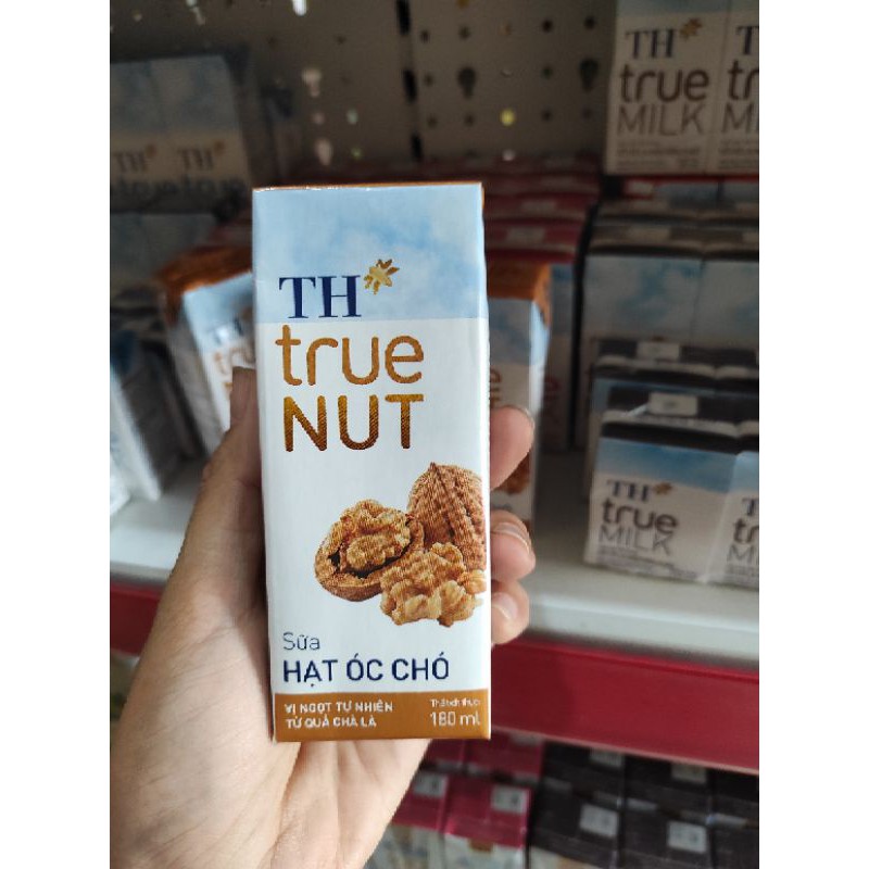 Sữa hạt óc chó TH True NUT 180ml với vị ngọt tự nhiên từ quả chà là