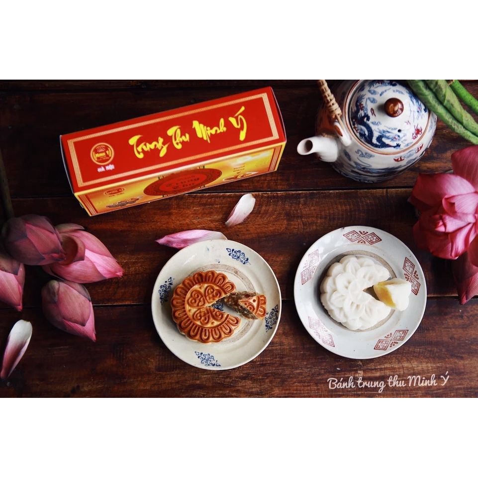 Hộp Đựng Bánh Trung Thu Truyền Thống Minh Ý (Hộp 2 Bánh Và Hộp 4 Bánh)