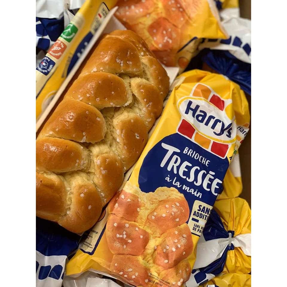 Bánh mì hoa cúc Harrys Brioche Tressée 500g Nhập khẩu từ Pháp