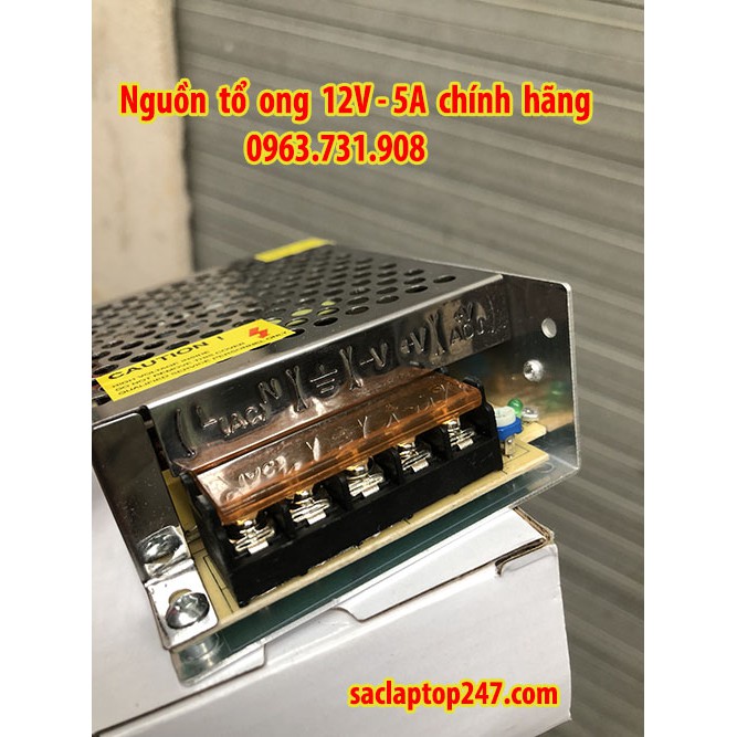 Nguồn tổ ong 12V 5A chính hãng