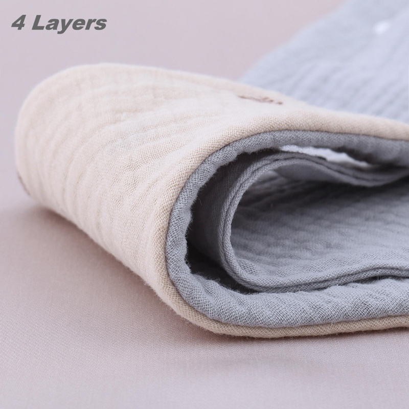 Yếm Ăn Cotton Mềm Mại Thấm Hút Tốt Cho Bé