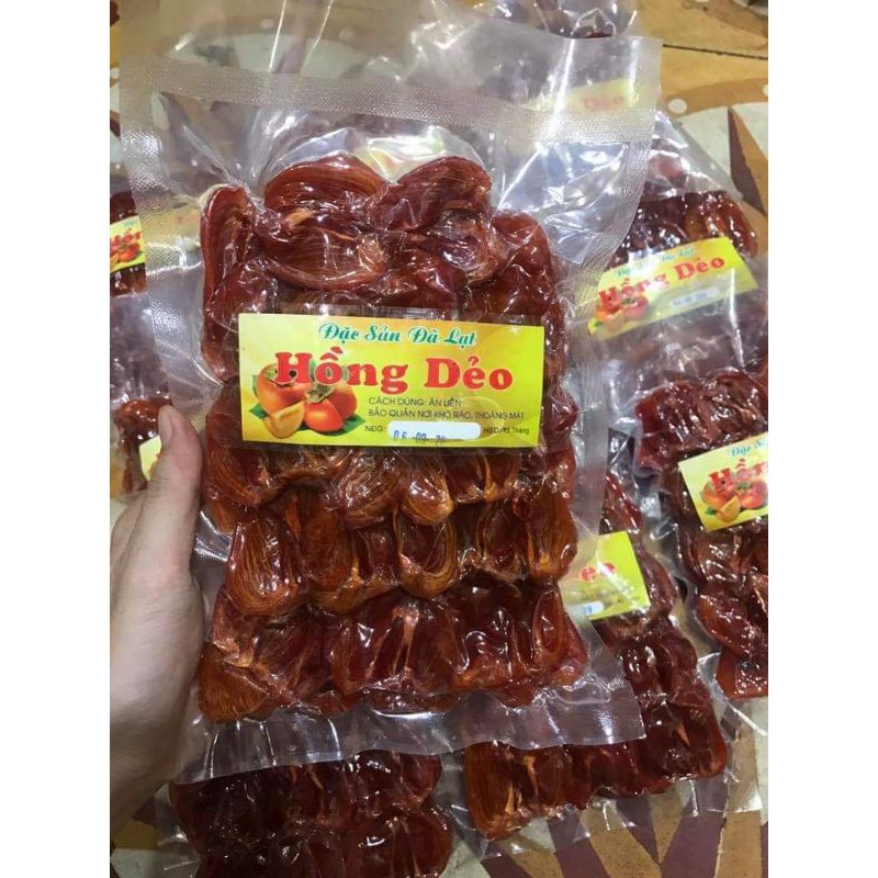 Hồng Chẻ Sấy Dẻo 500g