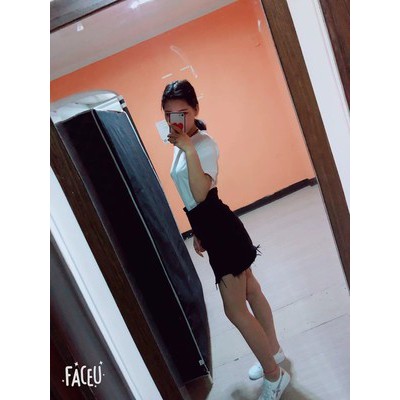 Chân váy bò ngắn cúc lệch - hàng loại 1 (kèm ảnh thật) | BigBuy360 - bigbuy360.vn