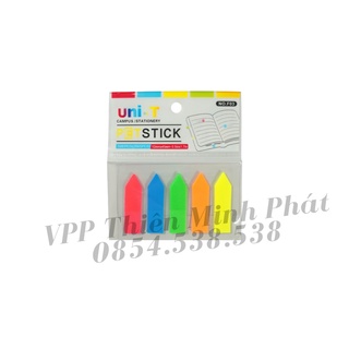 Giấy note 5 màu uni - t