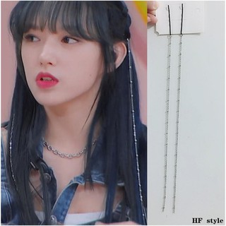 Kẹp tóc tua dài phối tóc siêu xinh Trình Tiêu