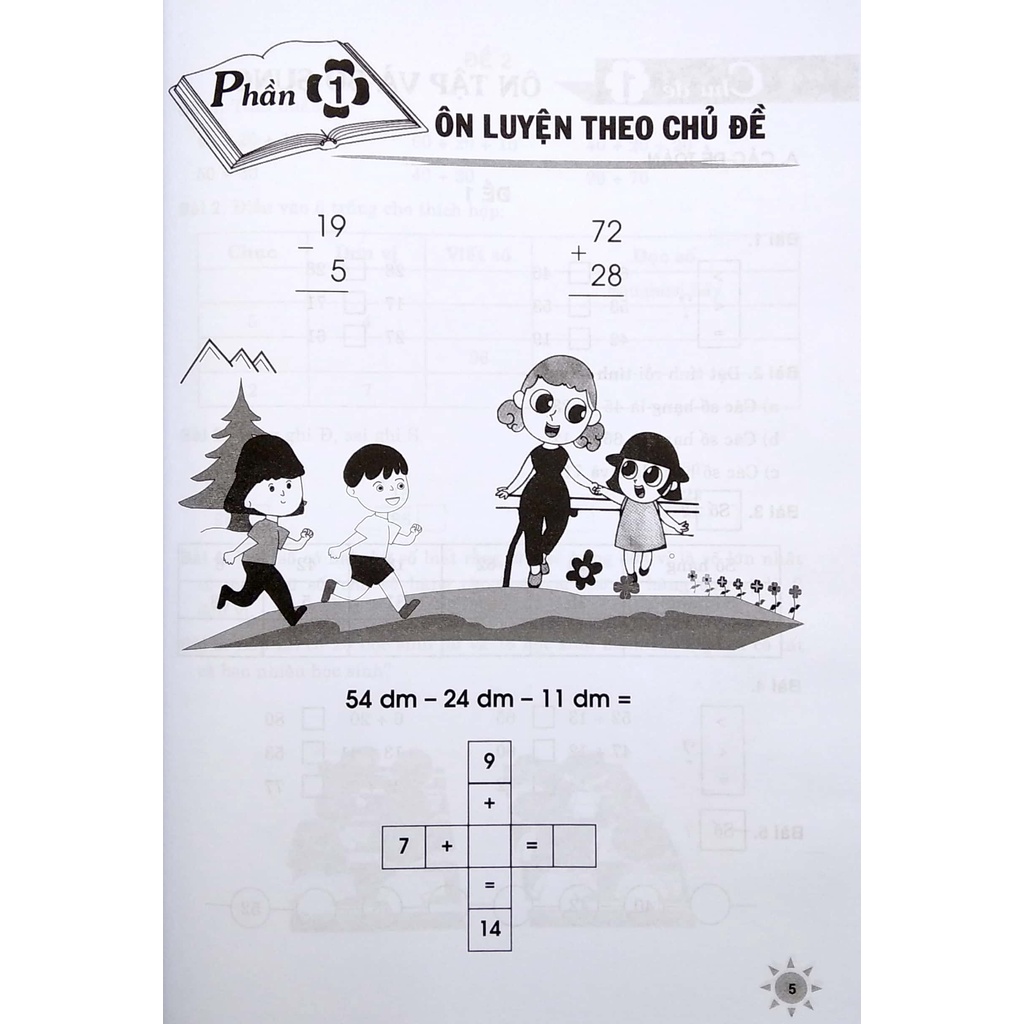 Sách Ôn Tập - Kiểm Tra Nâng Cao Và Phát Triển Năng Lực Toán 2 - Tập 1 (Biên Soạn Theo Chương Trình Sách Giáo Khoa Mới)