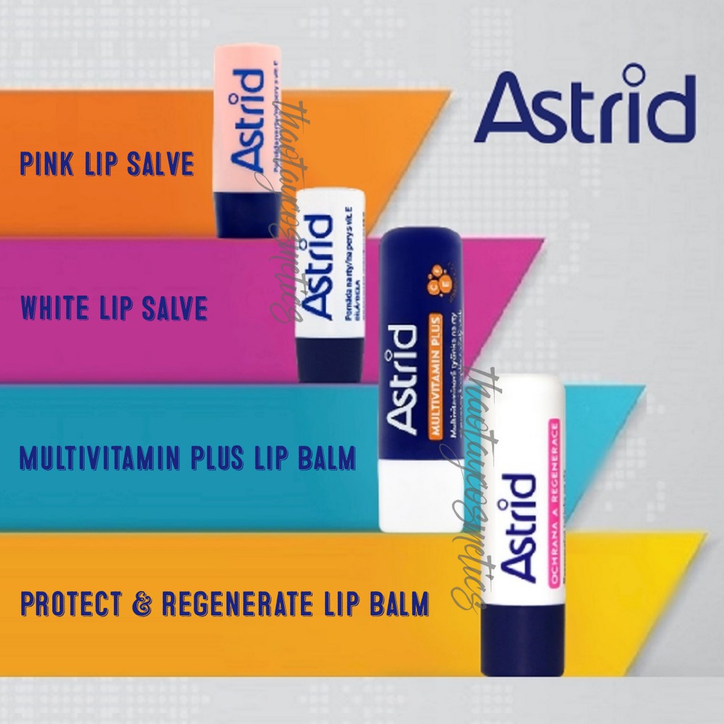 Son dưỡng môi mỡ hươu Astrid Lip Balm (3g - 4.7g)