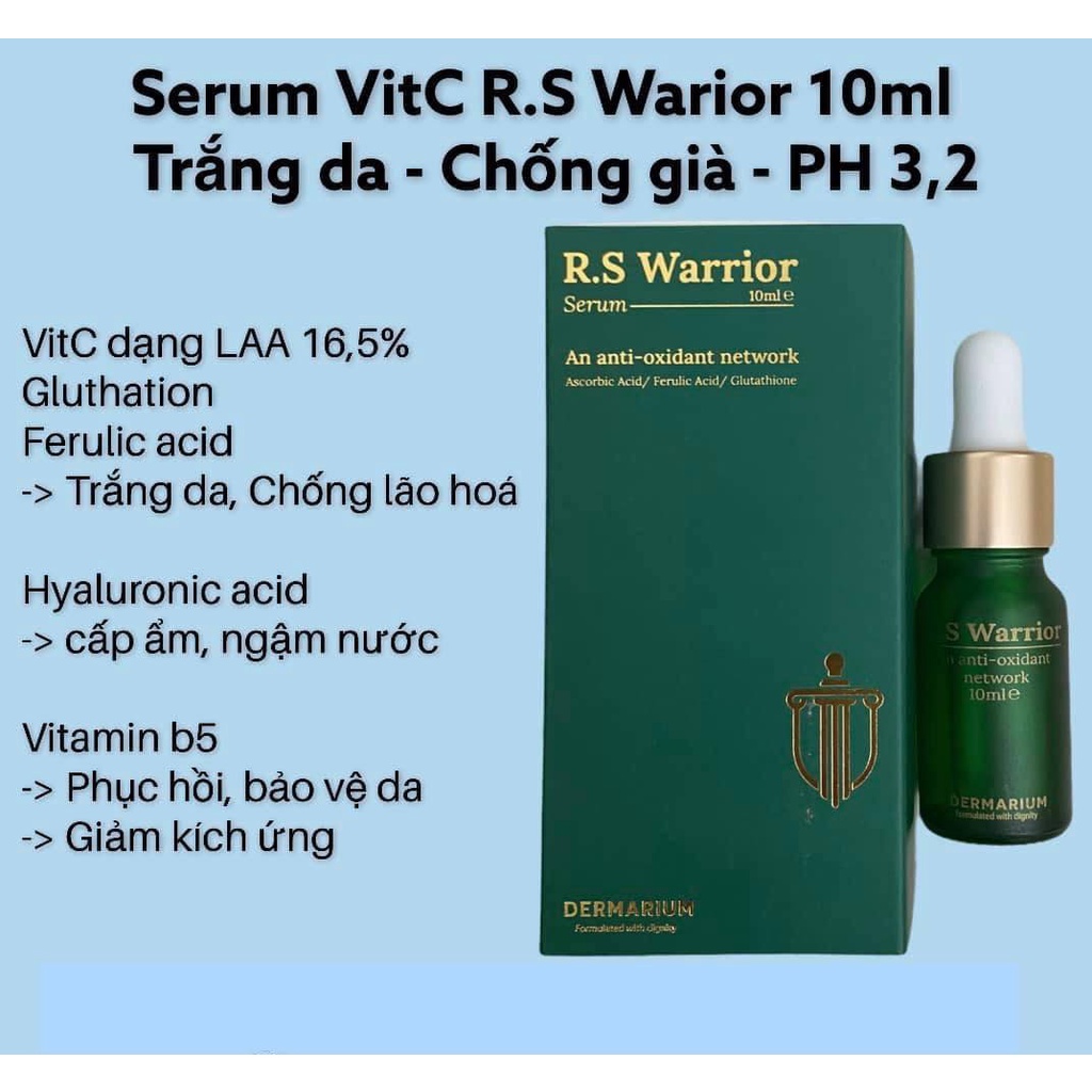 Dermarium - R.S warrior - Serum Vitamin C dưỡng da chống già