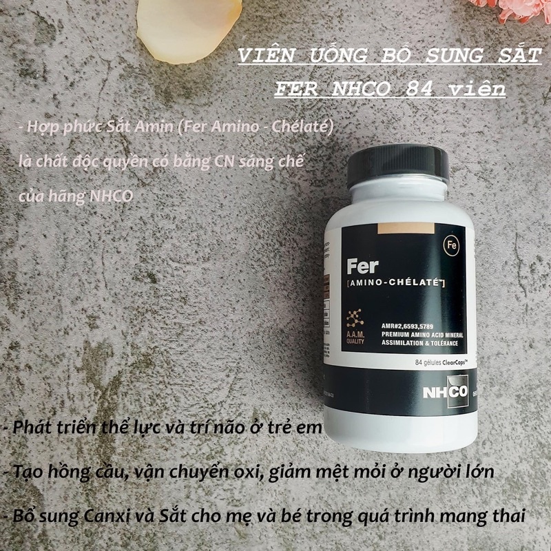 Sắt hữu cơ NHCO Pháp