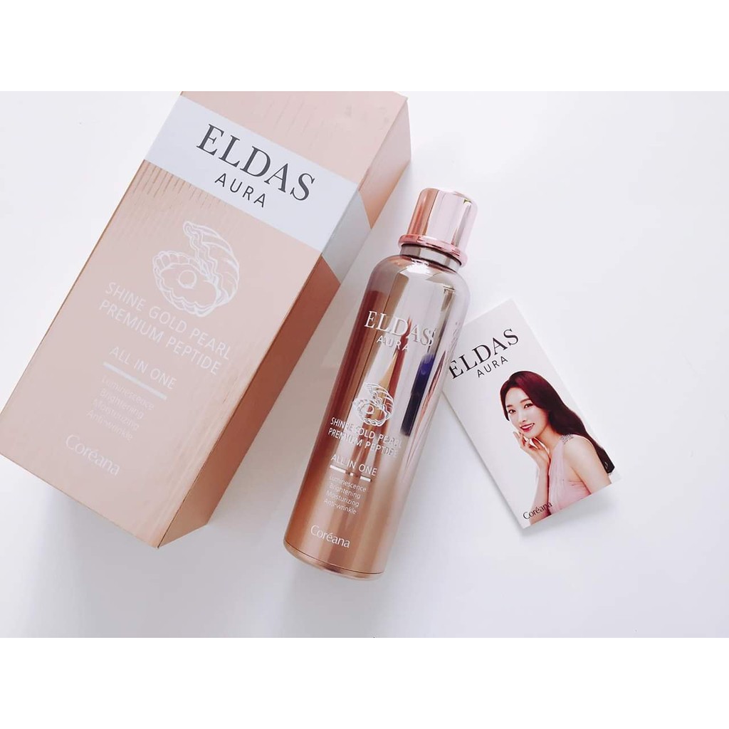  [Có sẵn] Serum dưỡng trắng da Eldas Aura 100ml chính hãng