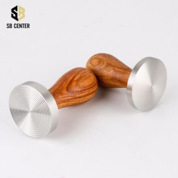 Tamper nén cà phê tay cầm gỗ 58mm