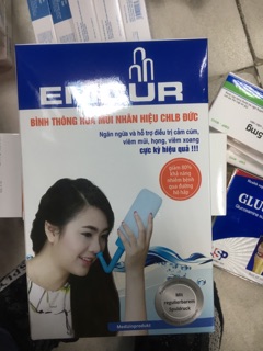 BÌNH THÔNG RỬA MŨI EMCUR CHLB ĐỨC