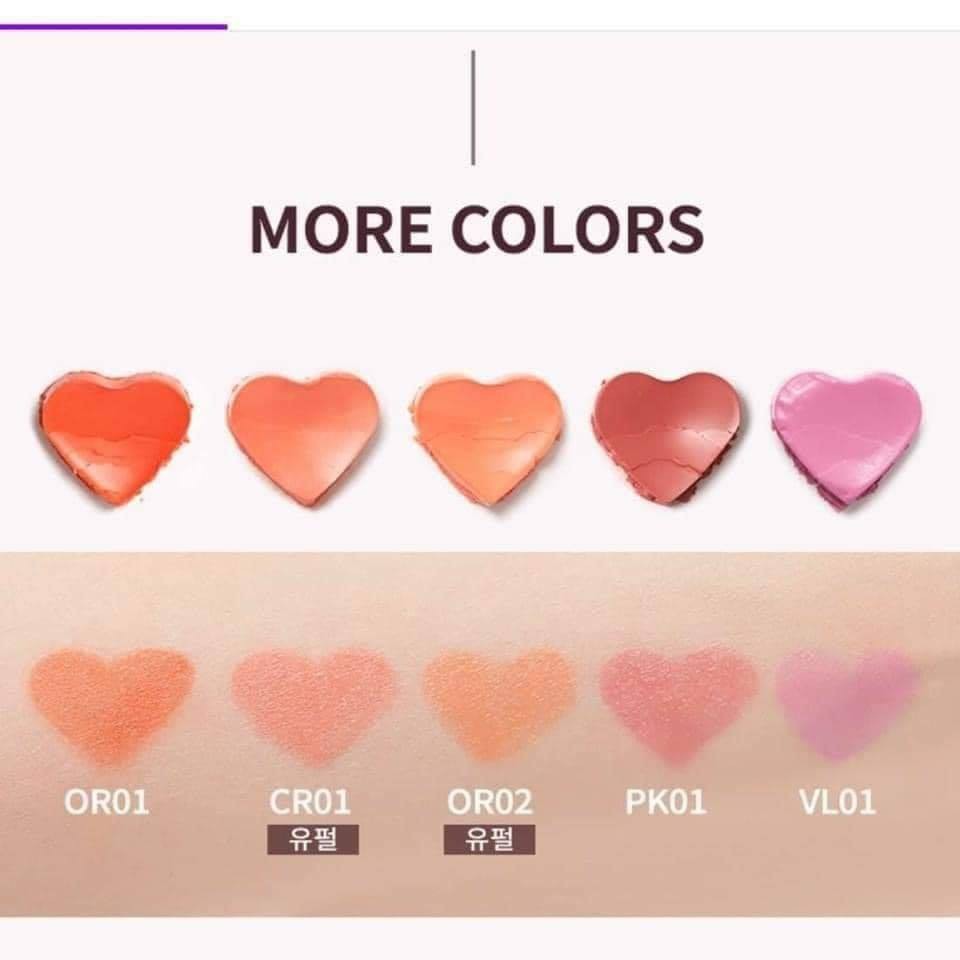 Phấn má hồng dạng thỏi A'pieu Heart On The Cheek | BigBuy360 - bigbuy360.vn