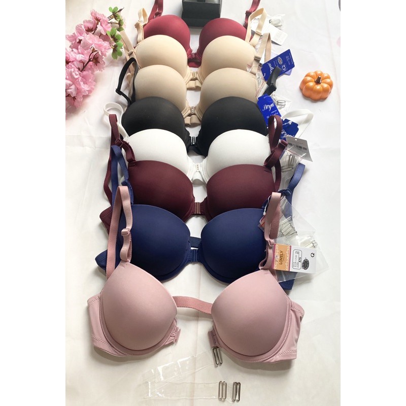 ♥️ SHOP UY TÍN ♥️ A001 Áo Lót Nữ Dày .Áo Ngực Cài Trước Dày Siêu Độn Dây Trong Ngực Tạo Khe( Boya,Lovely) Bđ36