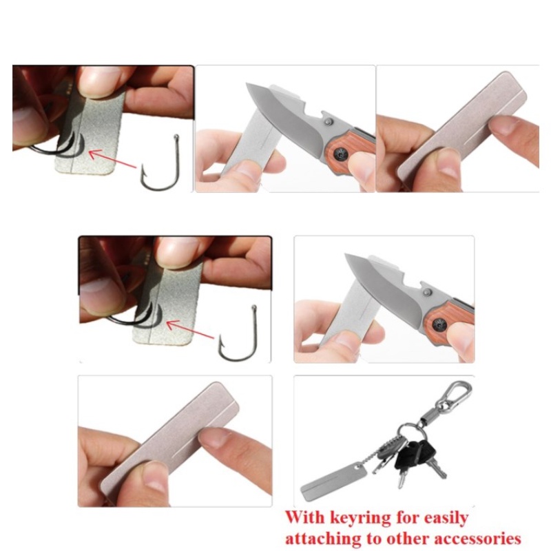 Dụng Cụ Mài Lưỡi Câu Cá Mini Siêu Cứng Chất Lượng Cao