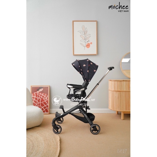 Xe đẩy đảo chiều Mochee hoạ tiết cực xinh
