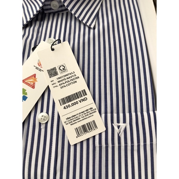 [ Free Ship ] Áo Sơ Mi dài tay Việt Tiến mới