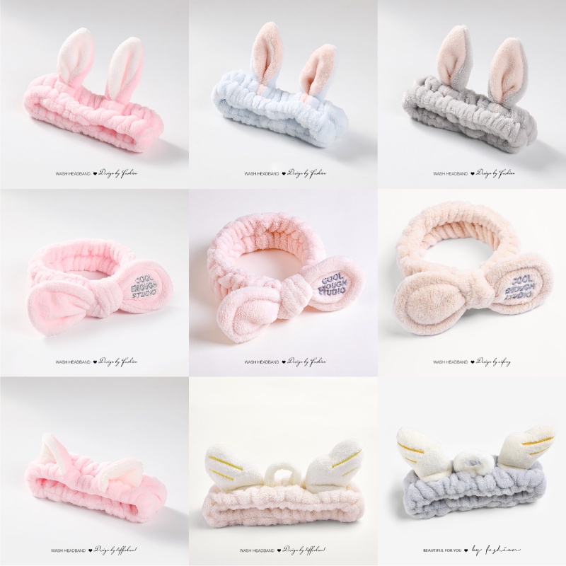 Băng Đô Rửa Mặt Cài Tóc Siêu Cute Dành Cho Các Bạn Nữ EMA gối êm cho người việt