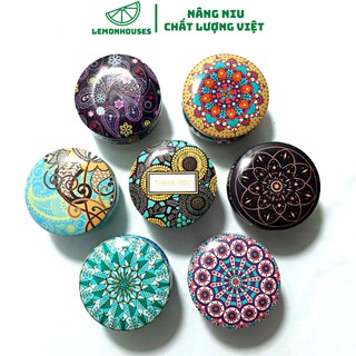 Nến Thơm Hoa Khô Tự Nhiên Chính Hãng, Sáp Thơm Cao Cấp Có Nhiều Mùi Thơm Chanh, Hoa Hồng, Vani, Lavender