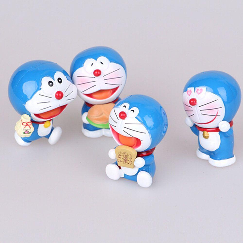 LILYES Mô Hình Nhân Vật Phim Hoạt Hình Doraemon Bằng Pvc