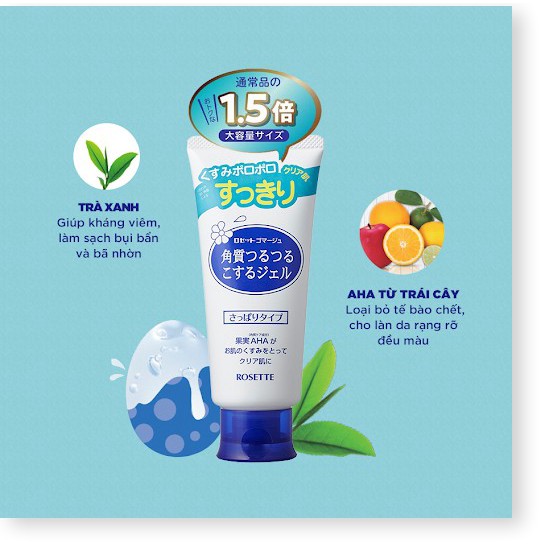 [Mã giảm giá] [Chính Hãng] Gel Tẩy Tế Bào Chết Cho Mọi Loại Da - Rosette Gommage Gentle Peeling Gel 120g