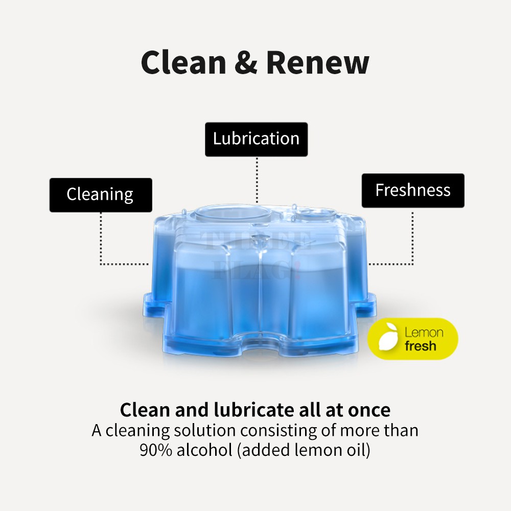 ⚡Ready Stock⚡ Braun Shaver Clean & Renew Refill Cartridges 1Box - CCR2, CCR4