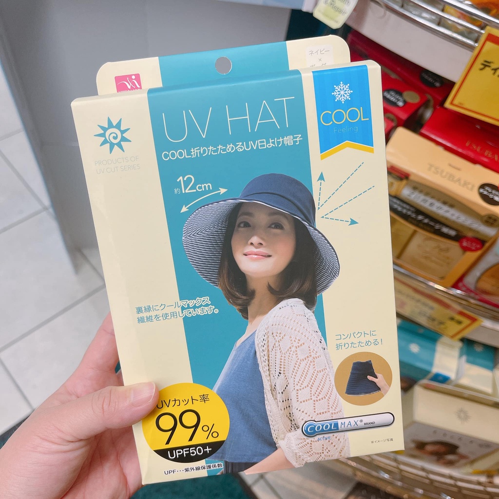 Nón Chống Nắng Cool Max UV Hat 99% UPF50+ Nhật Bản