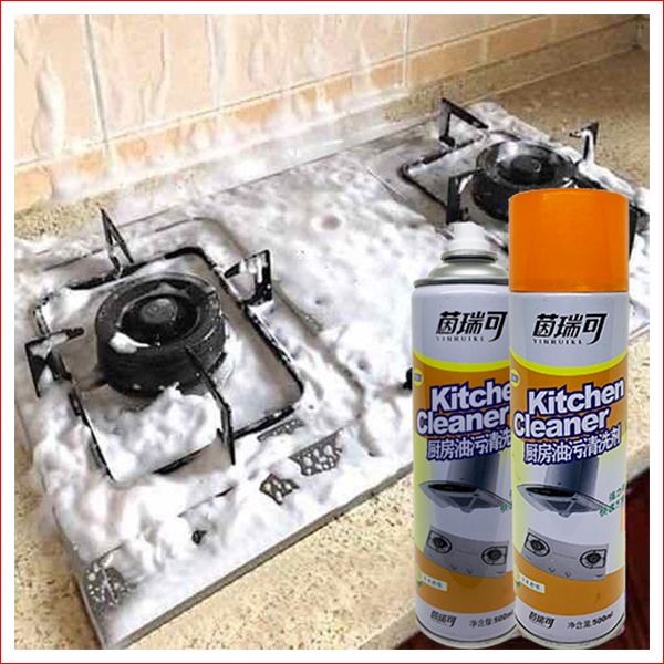 Bộ đôi tẩy rửa nhà bếp, nhà tắm - chai xịt tẩy rửa đa năng Bathroom/Kitchencleaner 500ml, tẩy sạch trong 2 phút