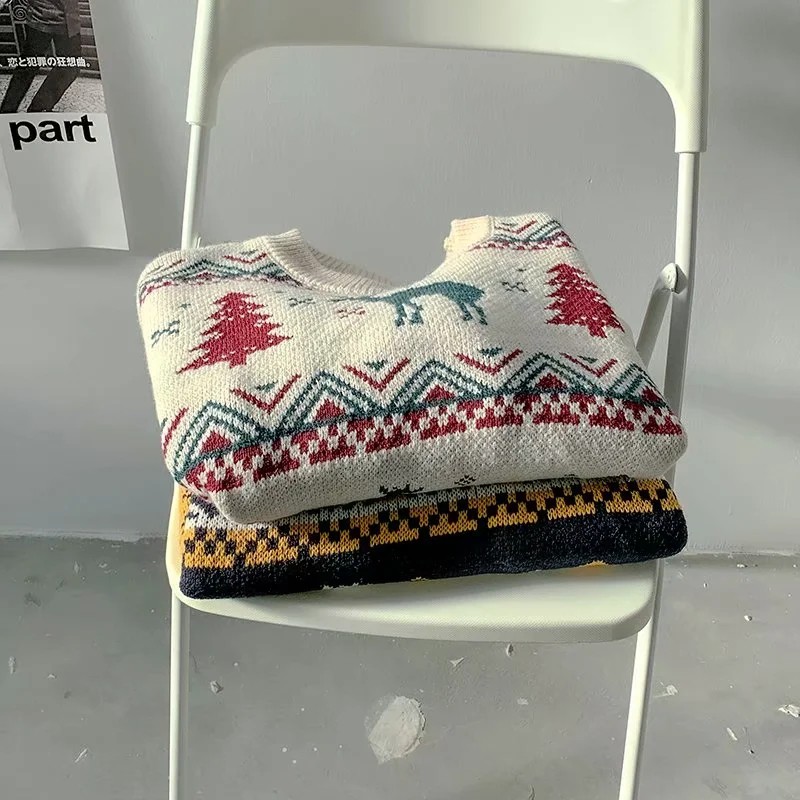 Áo sweater thiết kế cổ tròn Size M-2Xl phong cách năng động cho cặp đôi | BigBuy360 - bigbuy360.vn