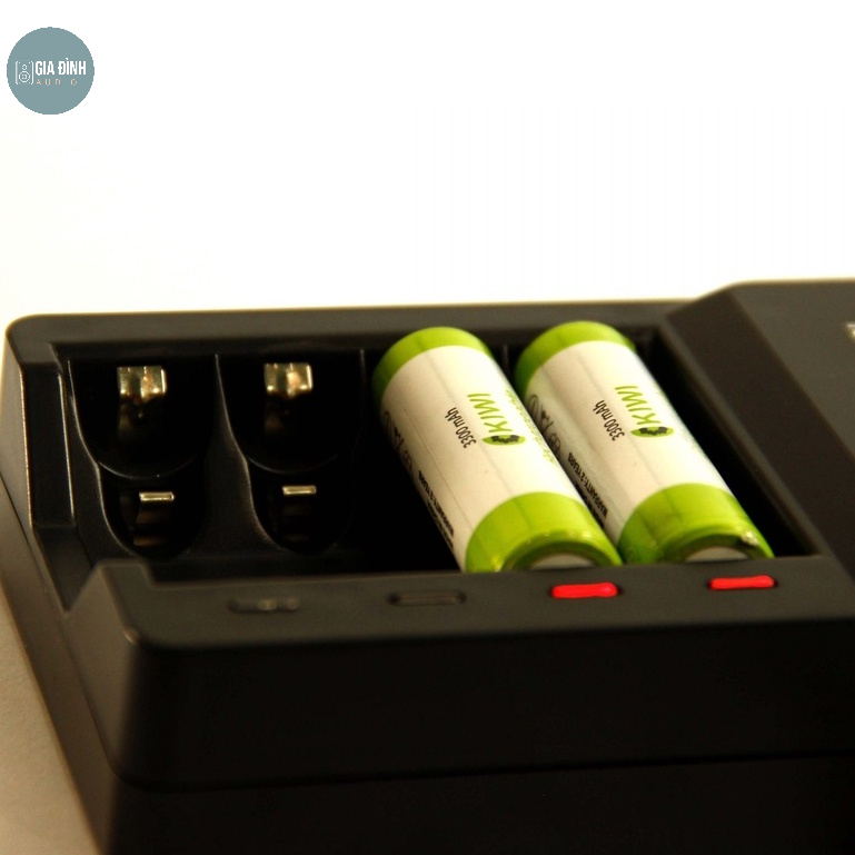 Dock sạc 4 pin Kiwi R4 dùng cho pin AA/AAA - Chính hãng