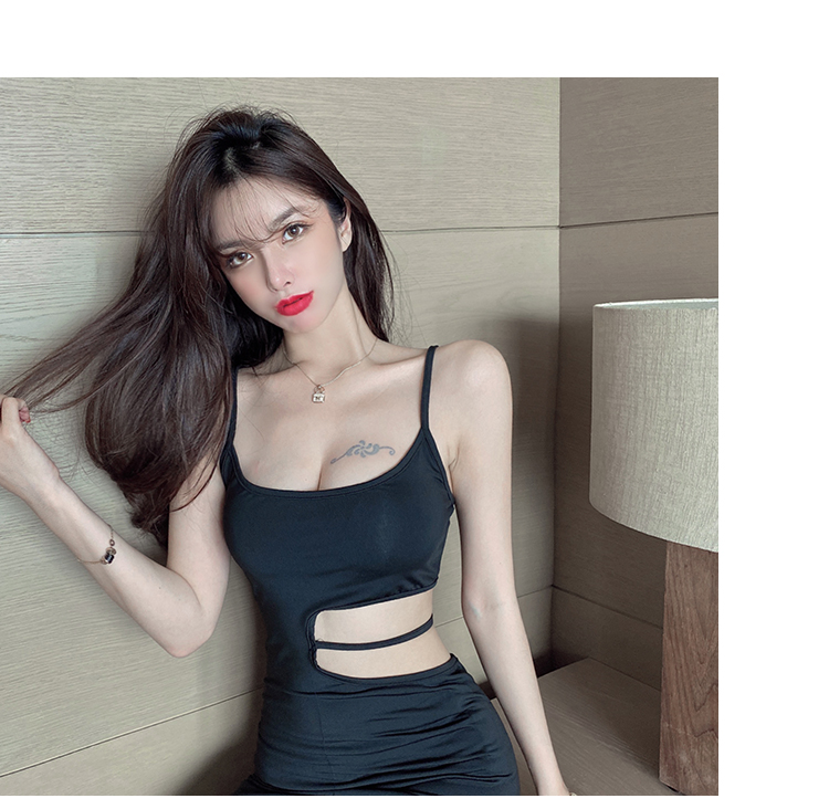 Đầm DUNEA hai dây thiết kế khoét lỗ sâu thời trang quyến rũ dành cho nữ