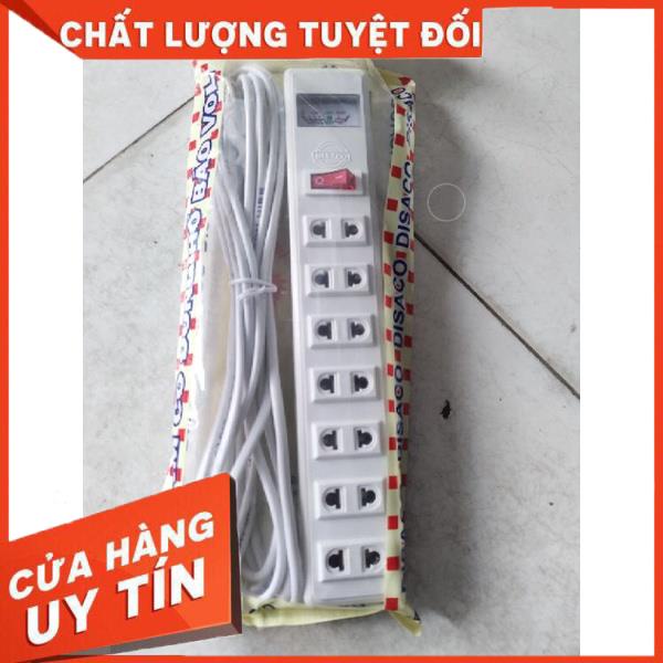 ổ cắm điện 7 lỗ có đồng hồ báo vol