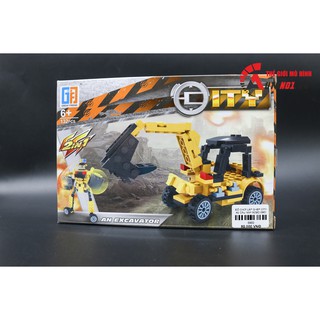 ĐỒ CHƠI LẮP GHÉP NON LEGO CITY XE CẨU RÁP ROBO 6960