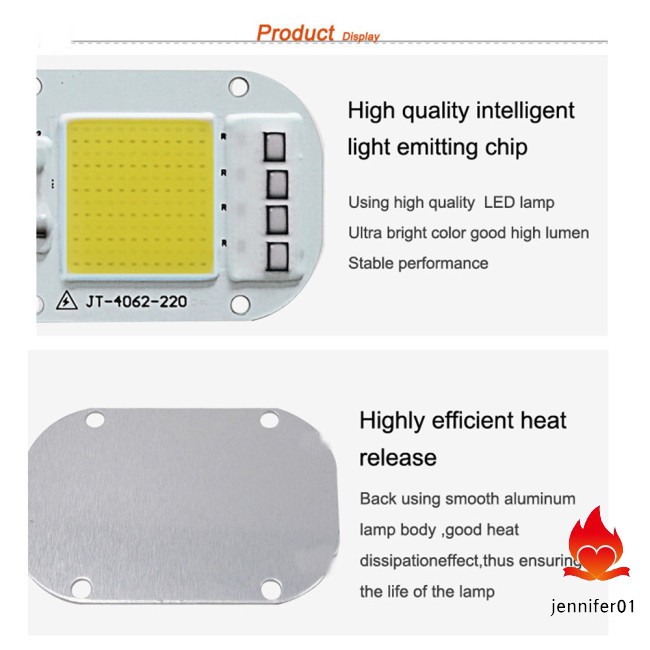 Chip Đèn Led Cob Ac 220v 20w / 30w / 50w