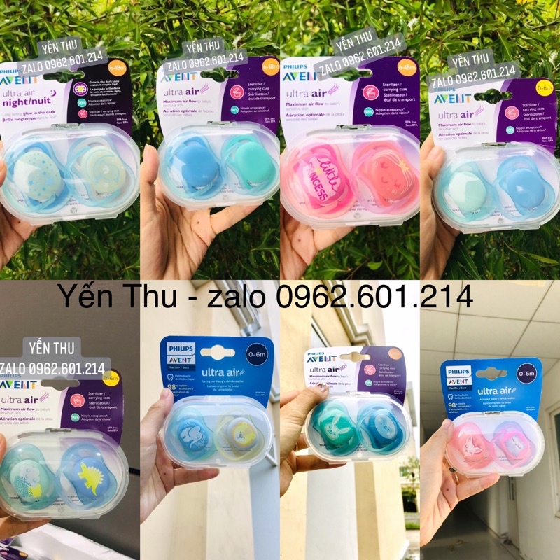 CHÍNH HÃNG 100%⚡️Ti giả chỉnh nha chống vâu Avent Ultra Air/Ultra Soft cho bé