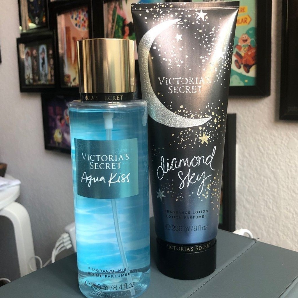 Xịt thơm nước hoa toàn thân body mist Victoria Secret Aqua Kiss