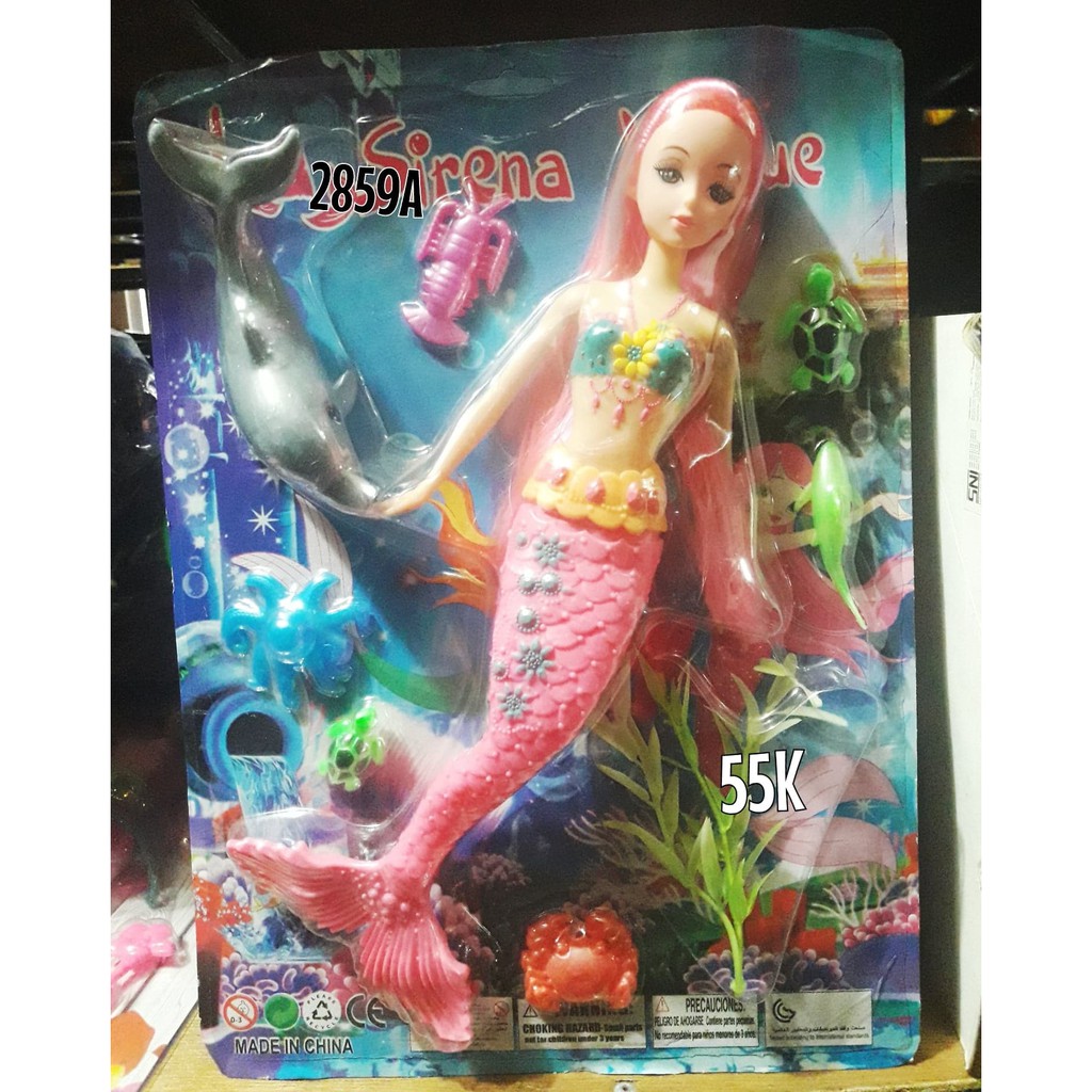 Mô Hình Búp Bê Barbie Nàng Tiên Cá Xinh Đẹp 2859a