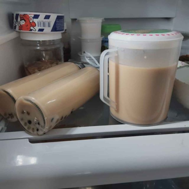 Set trà sữa kèm trân châu 2 lít
