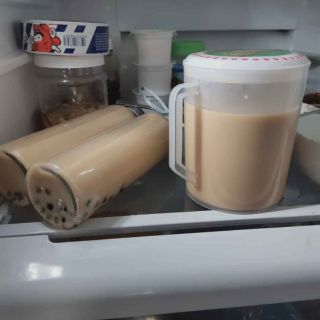 Set trà sữa kèm trân châu 2 lít