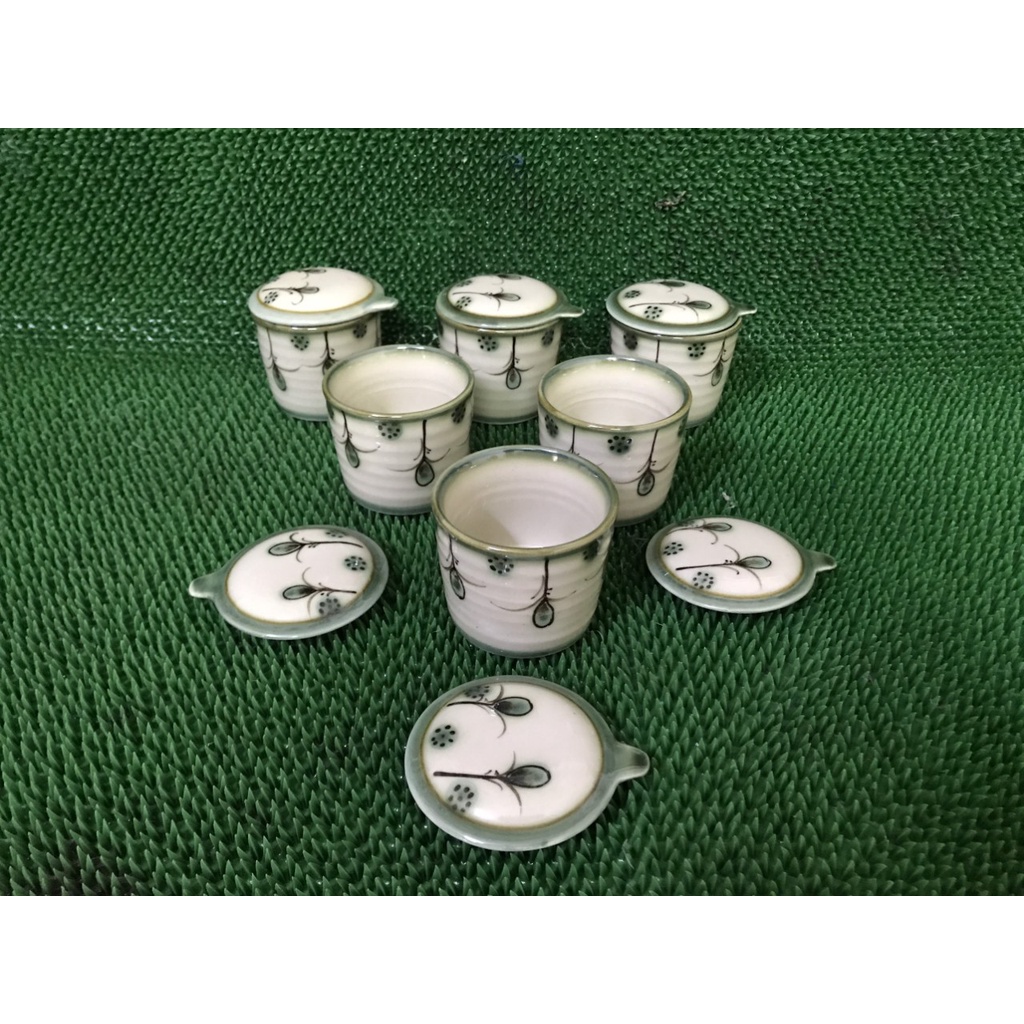 Cốc caramen vẽ tay Bát Tràng