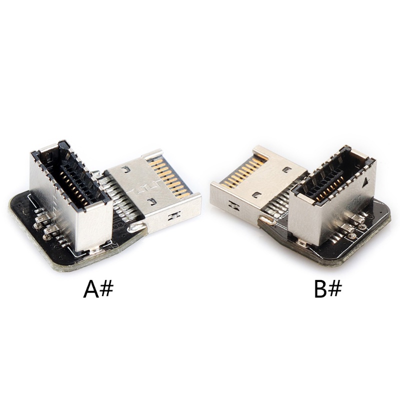 Bộ Chuyển Đổi Bo Mạch Chủ Nối Đầu Trái Phải 90 Độ Tích Hợp Usb 3.1 20-Pin Type-C