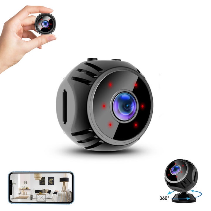 Camera wifi chống trộm an ninh W8 FullHD 1080P xem từ xa trên điện thoại, có hồng ngoại quay ban đêm