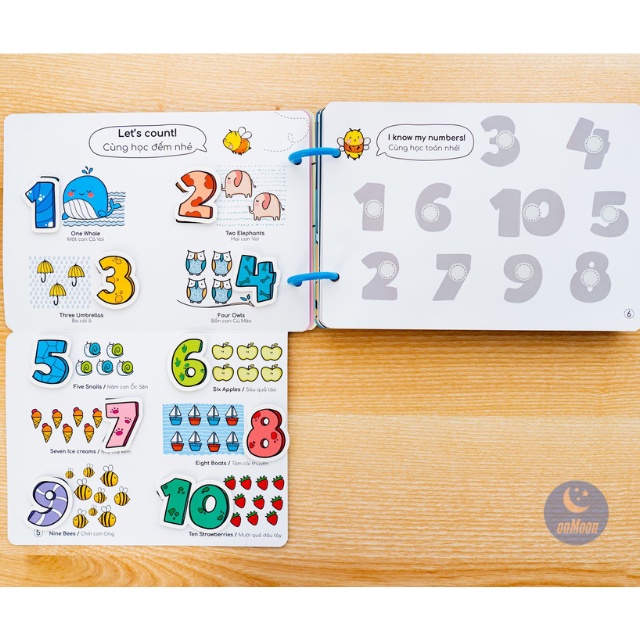 Học liệu bóc dán Montessory cho bé, học liệu busy book bóc dán thông minh - giáo dục sớm