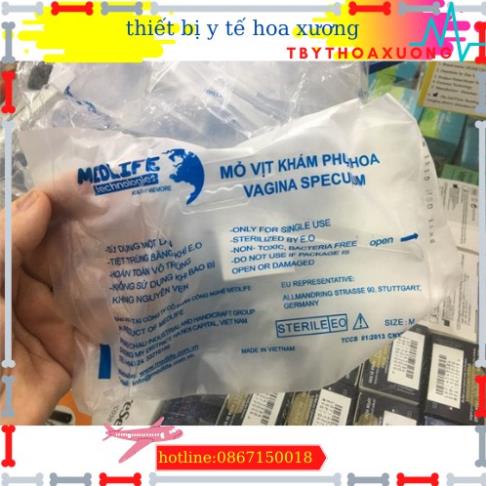 Mỏ Vịt Nhựa Khám Phụ Khoa MEDLIFE [ 1 Cái ]