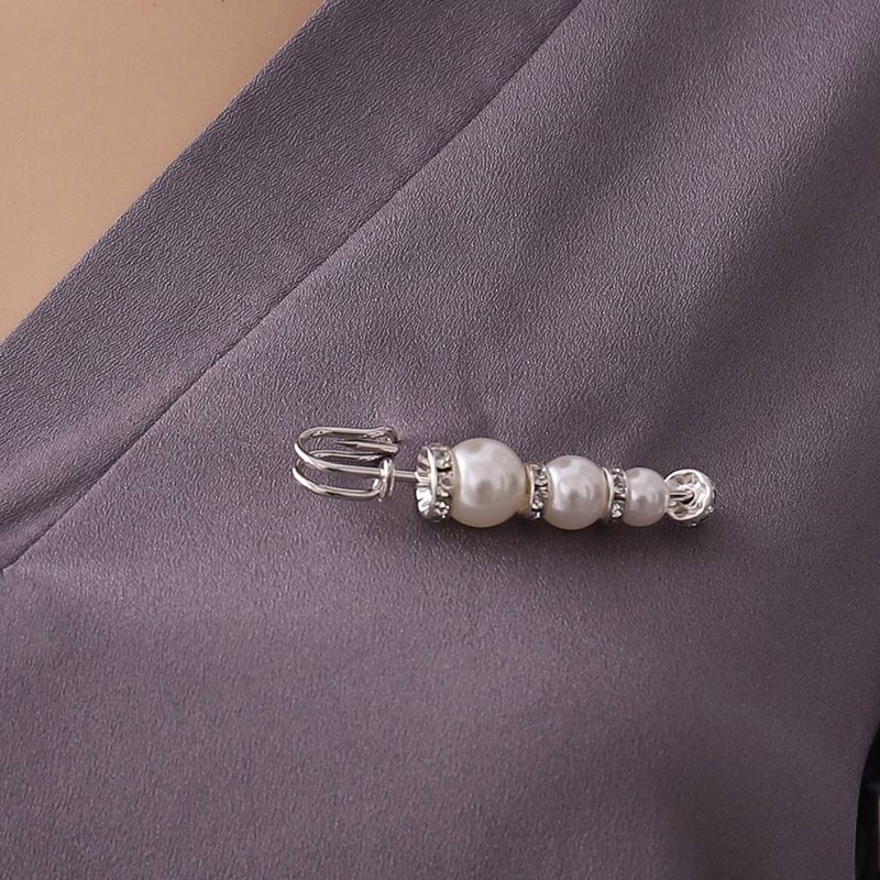 Trâm Cài Áo Đính Ngọc Trai Nhân Tạo Thời Trang