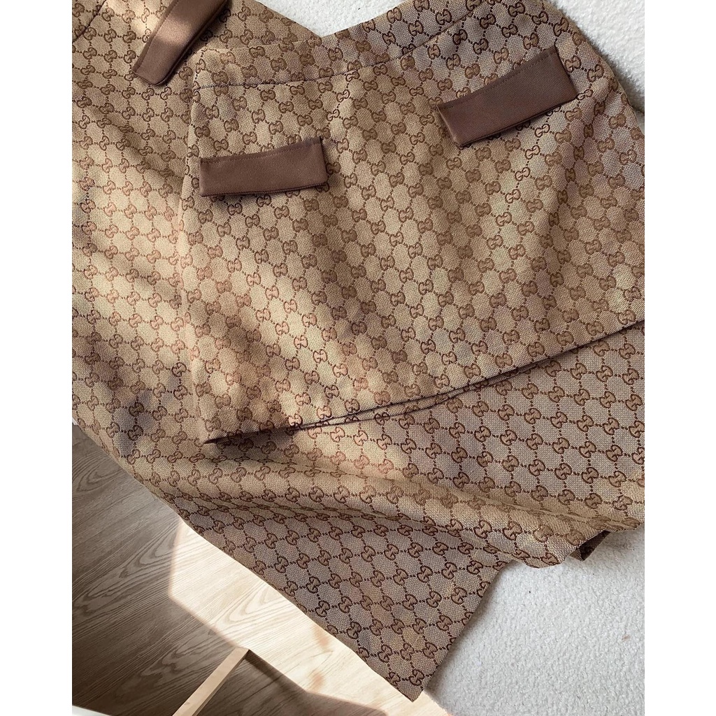 ZUKY Chân váy gấm Gucci ngắn và dài | BigBuy360 - bigbuy360.vn