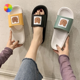 Dép quai ngang chống trượt hình hoạt hình đáng yêu dễ thương cho nữ