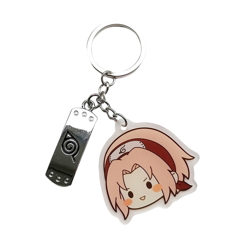 Móc Khóa Acrylic Hình Uzumaki Naruto Hatake Kakashi Phiên Bản Q Sáng Tạo